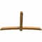 Ekena Millwork Bellingham Rough Sawn Timber Gable Bracket, Western Red Cedar, 96"W x 56"H x 4"D x 6"F, 14/12 Pitch GBW096X56X0406BEL00RWR - alternate 4